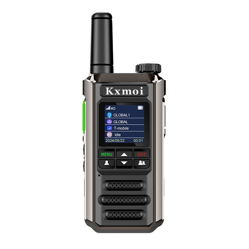Kxmoi H18 Poc Walkie Talkie Two Tone Flash Light Two Way Radio Light Weight With New Generation Chip