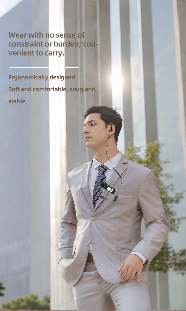 Kxmoi KX-06 Mini Walkie Talkie Nationwide Two Way Radio Earphone Style For Hotels Meetings Events