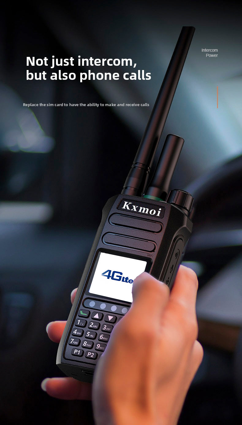 Kxmoi K8 Dual Mode Walkie Talkie POC PTT Two Way Radio For Nationwide Activities
