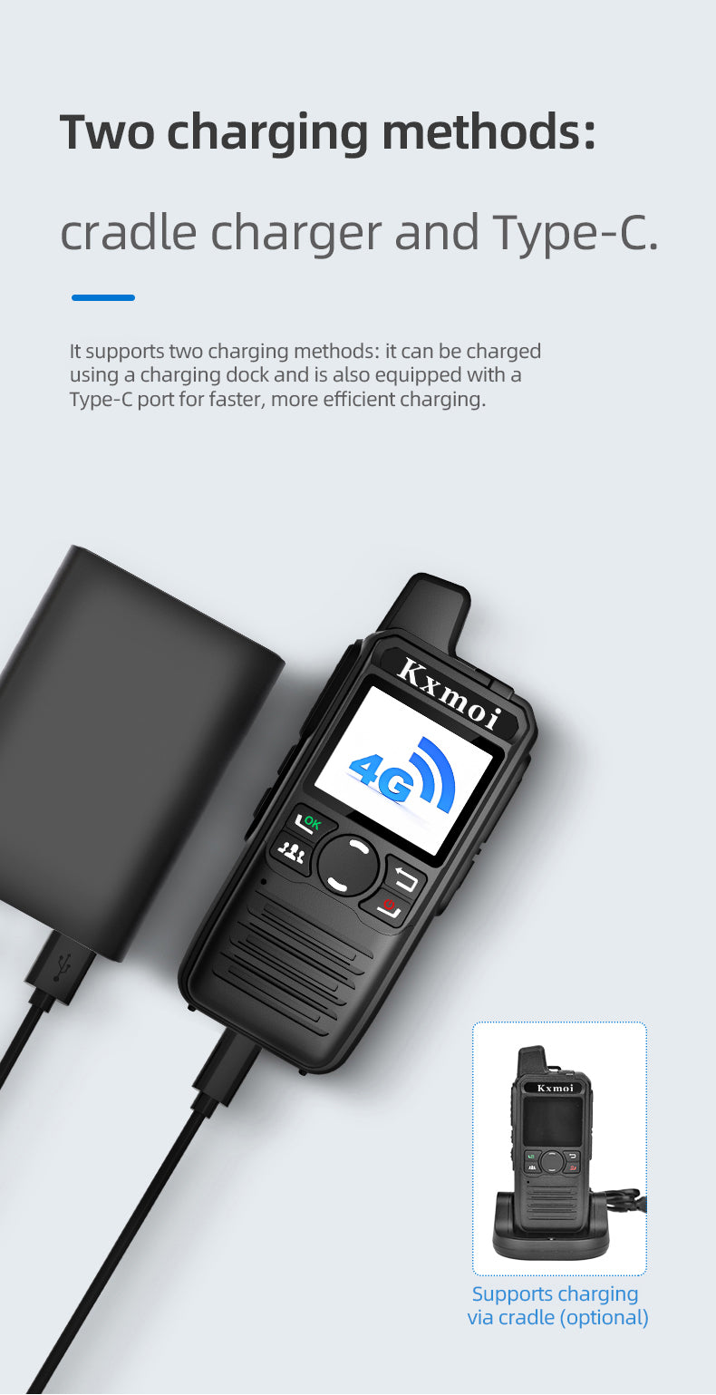 Kxmoi KE-555 Walkie Talkie Long Range Two Way Radio For Plaza Hotels Restaurants