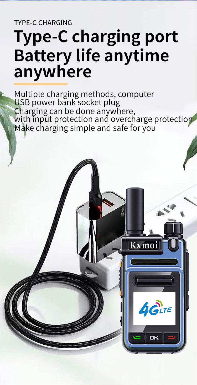 Kxmoi V1 Poc Two Way Radio Long Range Walkie Talkie More Than 5000 miles