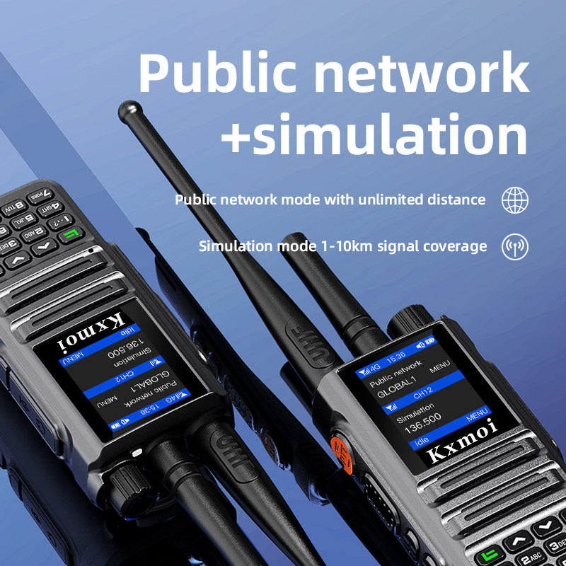Kxmoi kx-889 Dual Modes Walkie Talkie Large Screen Two Way Radio Durable Quality