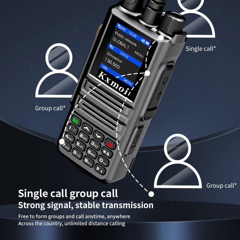 Kxmoi kx-889 Dual Modes Walkie Talkie Large Screen Two Way Radio Durable Quality