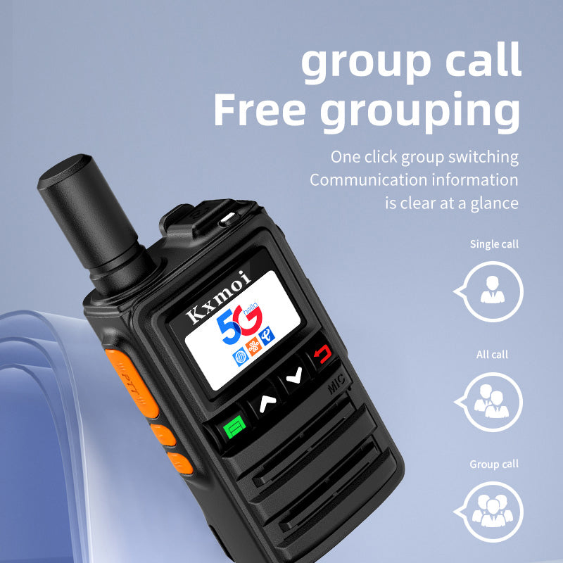 Kxmoi kx-116 Portable Walkie Talkie Poc Two Way Radio Support Nationwide Range High Speed Chip