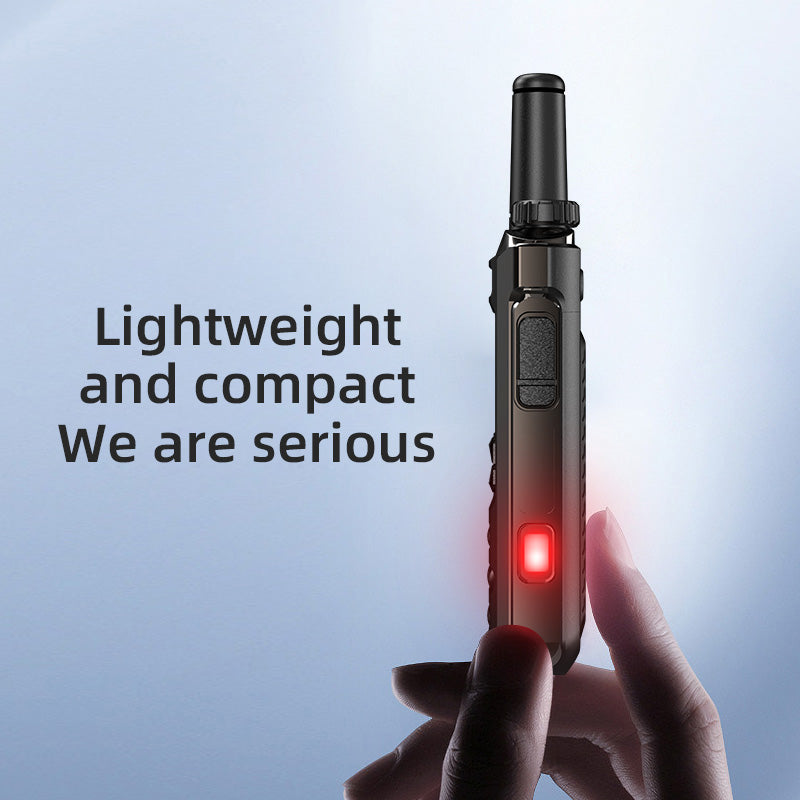 Kxmoi H18 Poc Walkie Talkie Two Tone Flash Light Two Way Radio Light Weight With New Generation Chip