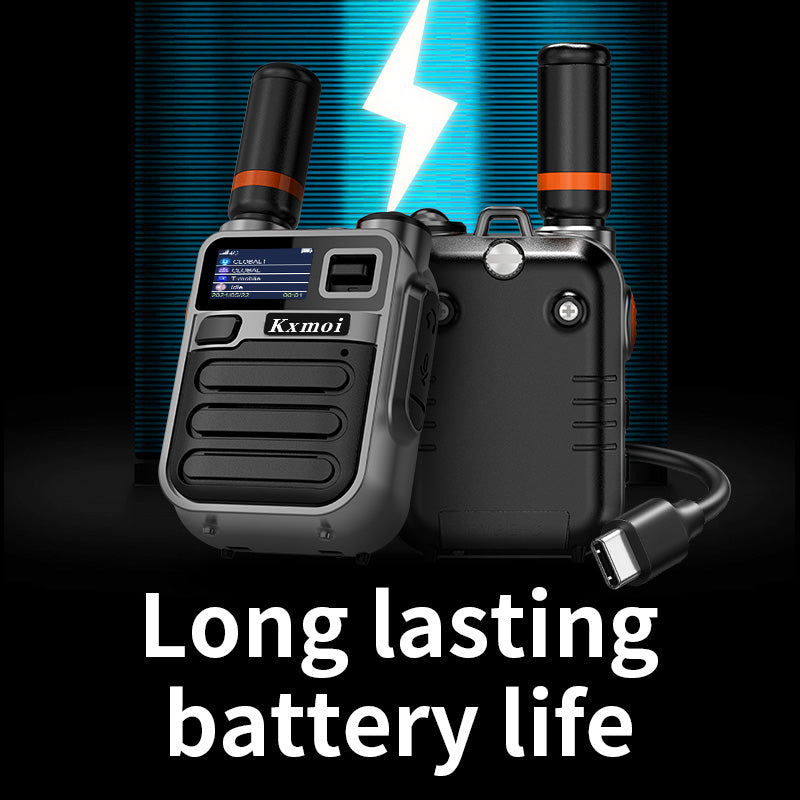 Kxmoi k28 Poc Long Range Walkie Talkie Mini Portable Two Way Radio With Flash Light For Night Mode
