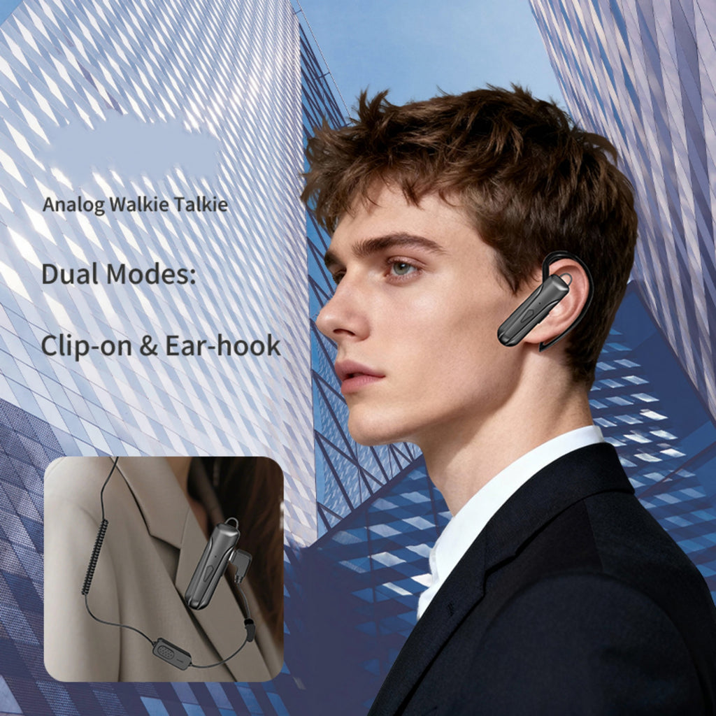 Kxmoi KX-05 Small Size Walkie Talkie Earphone Shape For Security Guard