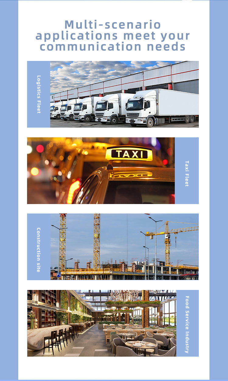 KXMOI KX-518 Walkie Talkie Nationwide Two Way Radio Long Range For Warehouse Logistics Fleet